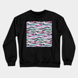 Colorful Retro Modern Abstract Pattern Crewneck Sweatshirt